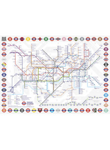 Gibsons Tfl London Underground Map 1000 Piece Jigsaw Puzzle