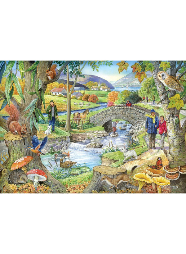 House Of Puzzles Riverside Walk 1000 Piece Jigsaw Puzzle