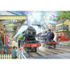 House Of Puzzles 1000 Piece Jigsaw Puzzle Train Now Standing At Railway Station