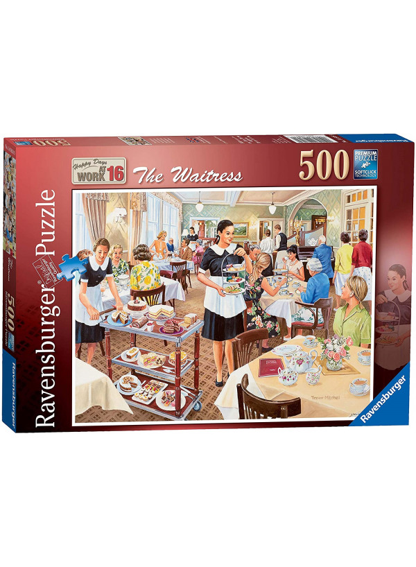 Ravensburger Happy Days At Work No.16 - The Waitress 500pc Jigsaw Puzzle