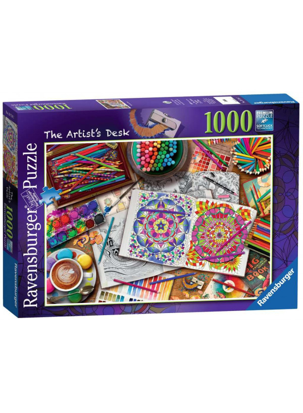 Ravensburger The Artist's Desk, 1000pc Ravensburger The Artist's Desk, 1000pc