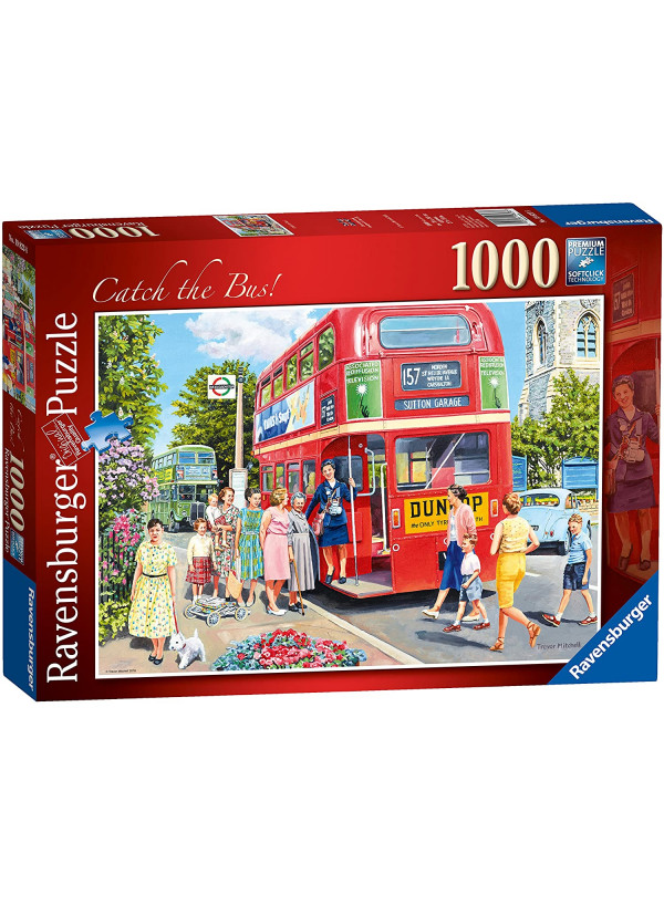 Ravensburger Catch The Bus, 1000pc Jigsaw Puzzle