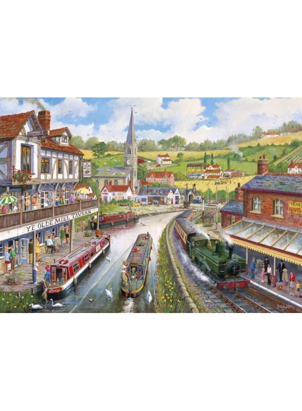 Gibsons Ye Olde Mill Tavern 1000 Piece Jigsaw Puzzle