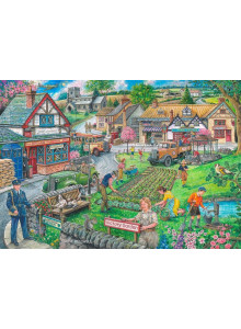 House Of Puzzles 1000 Piece Jigsaw Puzzle – Wartime Green