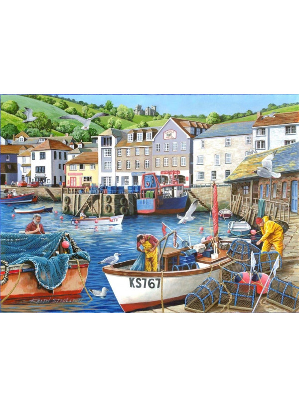 House Of Puzzles 1000 Piece Jigsaw Puzzle - Find The Differences No.12 - Busy Harbour