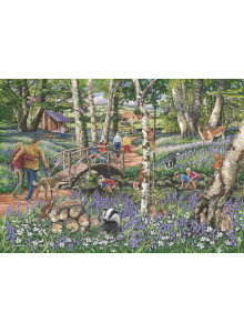 House Of Puzzles 1000 Piece Jigsaw Puzzle - Find The Differences No.18 – ‘Walk In The Woods’