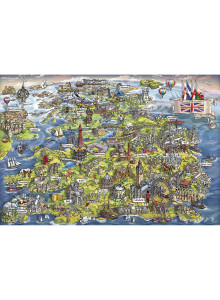 Gibsons Beautiful Britain 1000 Piece Jigsaw Puzzle