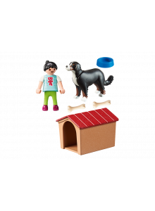 Playmobil Farm Dog With Doghouse 70136
