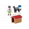 Playmobil Farm Dog With Doghouse 70136