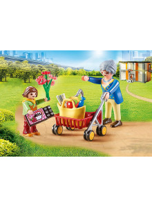 Playmobil Grandmother With Child 70194