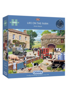 Gibsons Life On The Farm 1000 Piece Jigsaw Puzzle