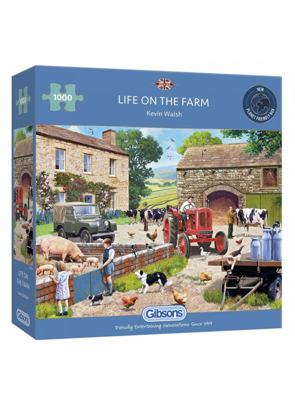 Gibsons Life On The Farm 1000 Piece Jigsaw Puzzle Gibsons Life On The Farm 1000 Piece Jigsaw Puzzle
