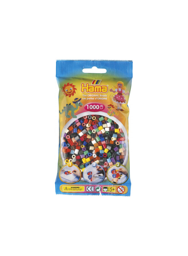 Hama Beads Midi 207-67 Colour Mix 67 1000 Pcs Bag