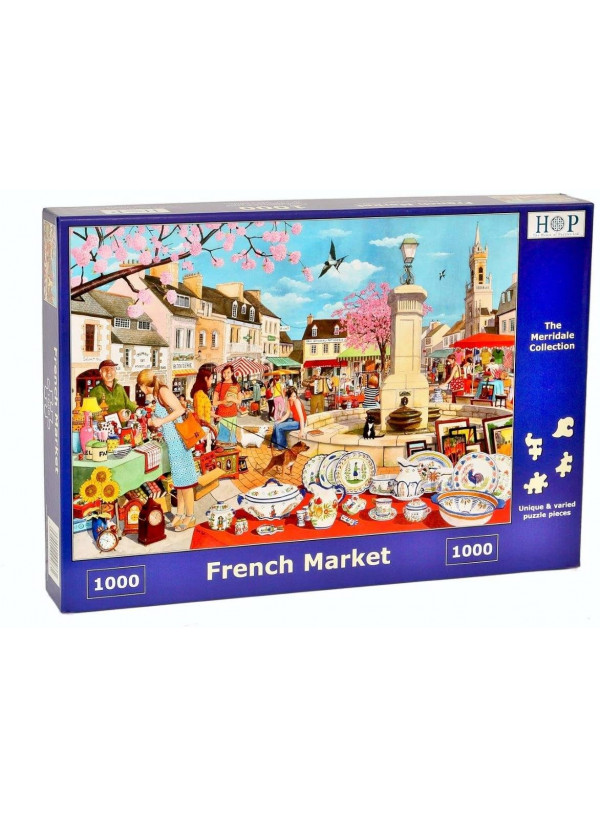 House Of Puzzles 1000 Piece Jigsaw Puzzle - French Market