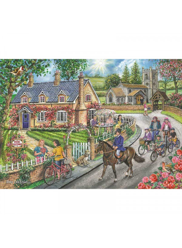 House Of Puzzles Rose Cottage 1000 Jigsaw House Of Puzzles Rose Cottage 1000 Jigsaw