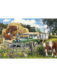 Gibsons The Farmers Round 4x500piece Jigsaw Puzzle