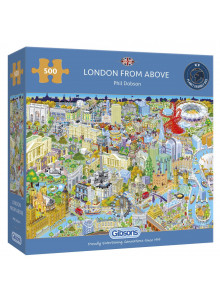 Gibsons London From Above Jigsaw Puzzle, 500 Piece