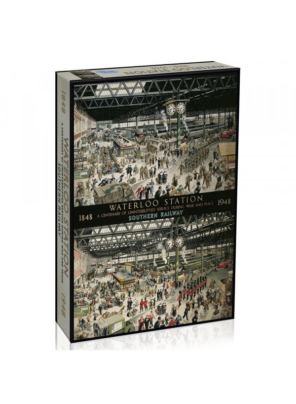 Gibsons Waterloo Station 1000 Piece Jigsaw Puzzle 1000 Piece Jigsaw Puzzle