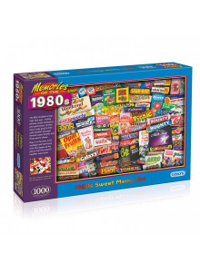 Gibsons 1980s Sweet Memories 1000 Piece Jigsaw Puzzle