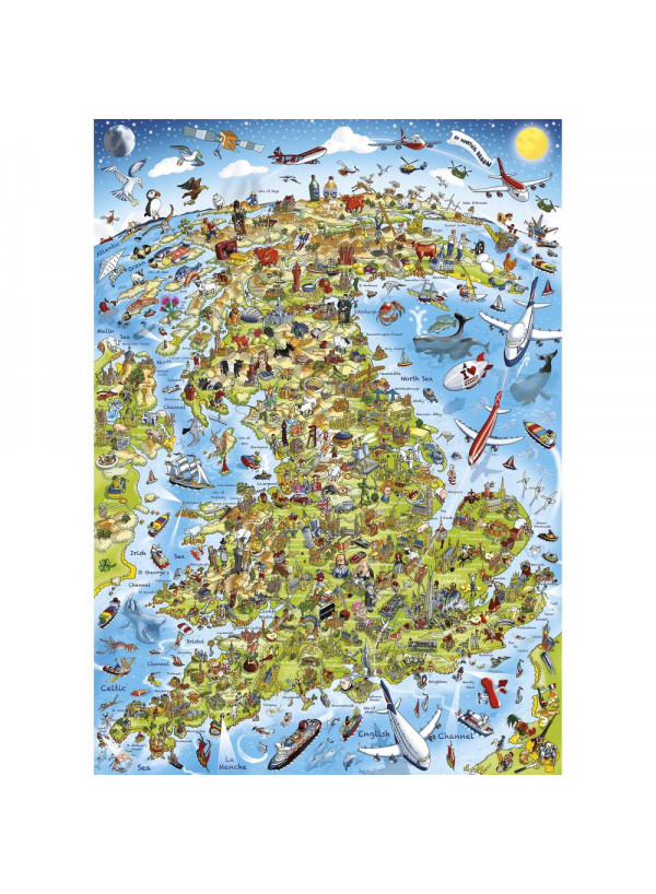 Gibsons Best Of British 1000 Piece Jigsaw Puzzle