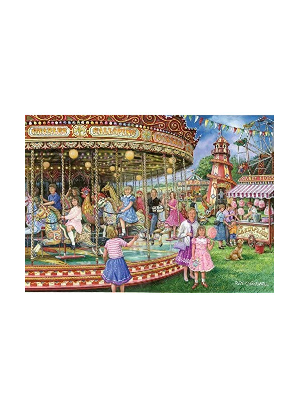 House Of Puzzles Gallopers 1000 Piece Jigsaw Puzzle