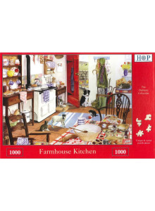 House Of Puzzles Farmhouse Kitchen 1000 Piece Jigsaw Puzzle