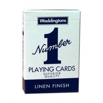 Waddingtons No1 Classic Playing Cards Blue