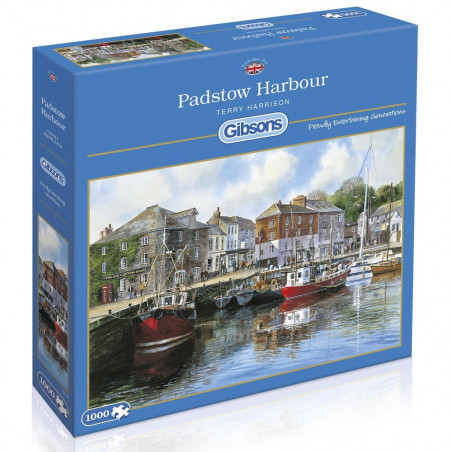 Gibsons Padstow Harbour 1000 Piece Jigsaw Puzzle