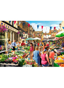 House Of Puzzles Street Market 1000 Piece Jigsaw Puzzle