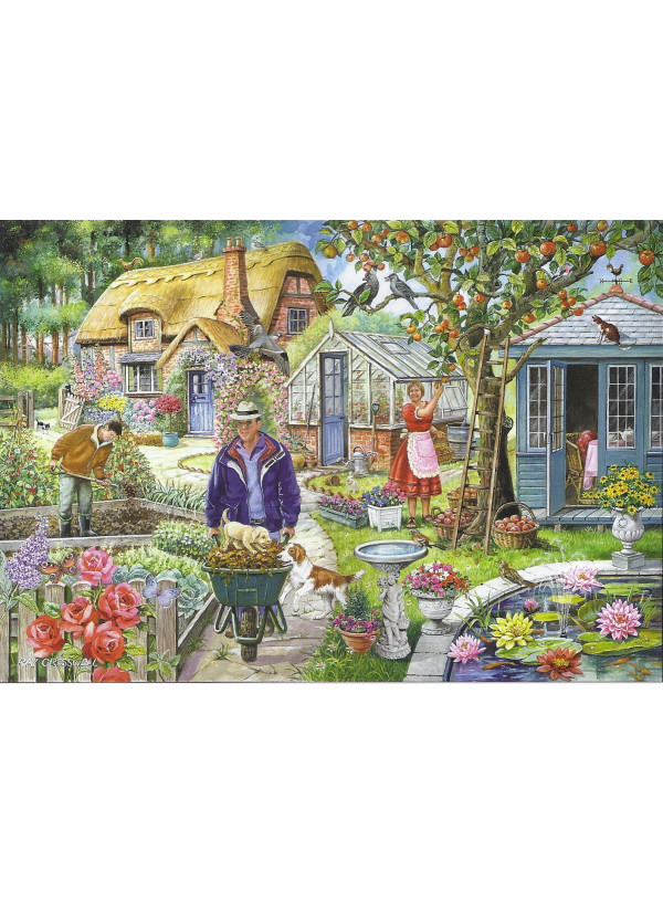 House Of Puzzles 1000 Piece Jigsaw Puzzle - Find The Differences No.1 In The Garden