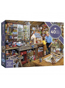 Gibsons Piecing Together - Grandad's Workshop Extra-Large Piece Puzzles