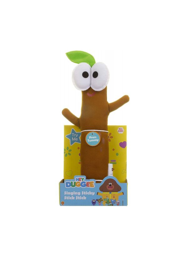 Hey Duggee Singing Sticky Stick Stick Soft Toy