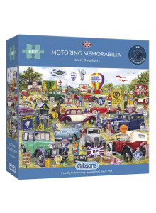 Gibsons Motoring Memorabilia 1000 Piece Jigsaw Puzzle