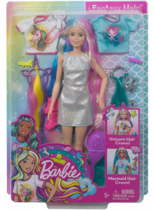 Barbie GHN04 Fantasy Hair Doll