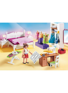 Playmobil Dollhouse Bedroom With Sewing Corner 70208
