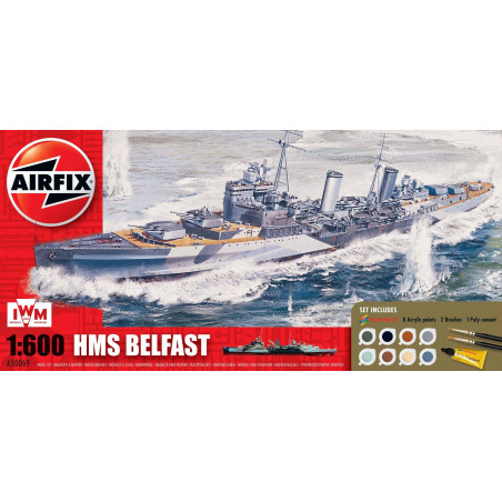 Airfix Hms Belfast Gift Set 1:600