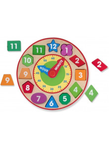 Melissa & Doug 18593 Clock Shape Sorter