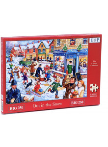 House Of Puzzles Big 250 Piece Jigsaw Puzzle – Out In The Snow