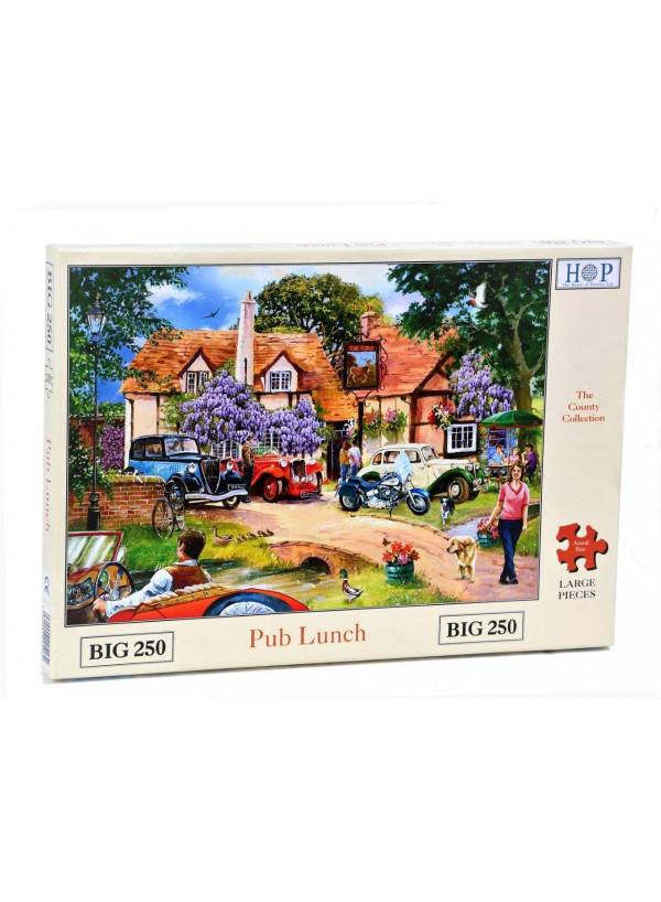 House Of Puzzles Big 250 Piece Jigsaw Puzzle – Pub Lunch