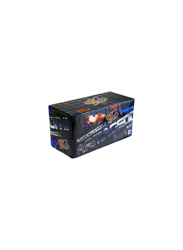 Cosmic Armageddon Ii 55 Shot Single Ignition Cake Firework