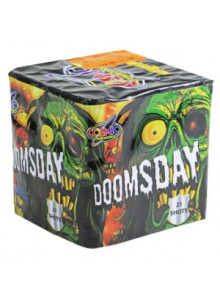 Cosmic Doomsday Cake Firework  21 shot barrage