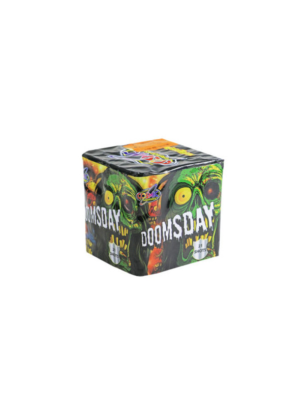 Cosmic Doomsday Cake Firework  21 shot barrage