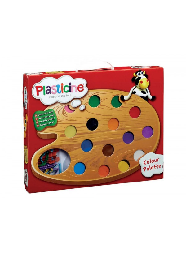 Plasticine Multi Colour Clay Modelling Palette