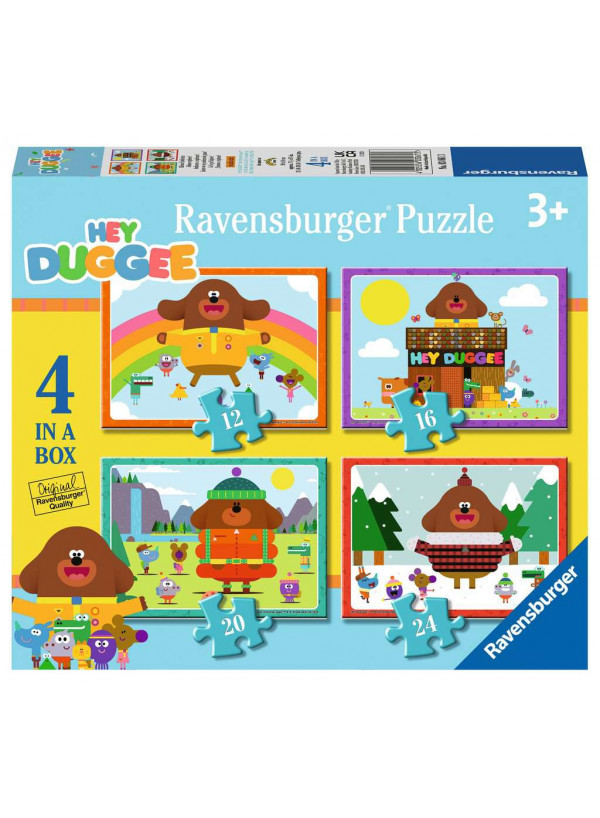 Ravensburger Hey Duggee 4 In A Box Ravensburger Hey Duggee 4 In A Box
