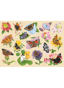 The House Of Puzzles 1000 Piece Jigsaw Puzzle - Garden Butterflies