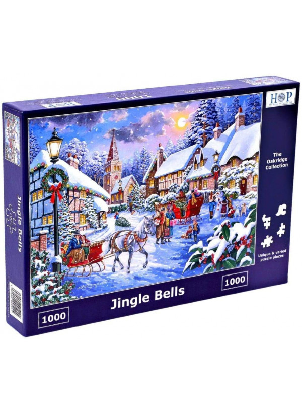 The House Of Puzzles 1000 Piece Jigsaw Puzzle - Jingle Bells -