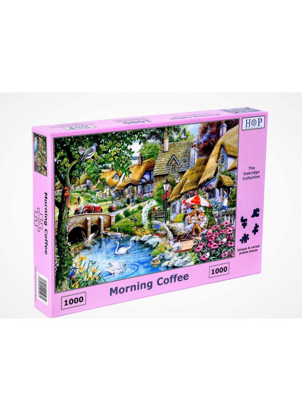 The House Of Puzzles 1000 Piece Jigsaw Puzzle - Morning Coffee - “New September 2020”