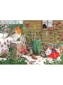The House Of Puzzles 1000 Piece Jigsaw Puzzle - Robin Redbreast