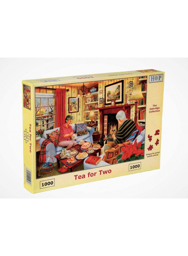 The House Of Puzzles 1000 Piece Jigsaw Puzzle - Tea For Two - “New September 2020” The House Of Puzzles 1000 Piece Jigsaw Puzzle - Tea For Two - “New September 2020”
