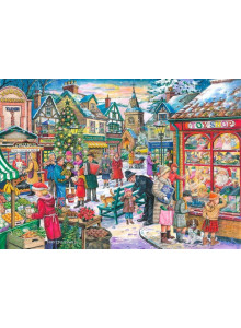 The House Of Puzzles Christmas Edition No.10 1000 Piece Jigsaw Puzzle - Window Shopping